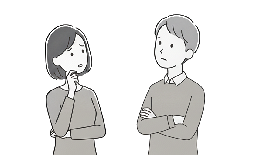 お悩みのイラスト